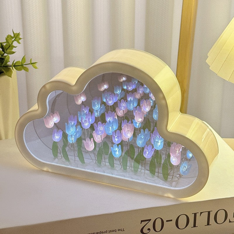 Tulip Night Light ? Aesthetic LED Flower Lamp for Bedroom, Cozy Ambient Table Decor & Gift Idea